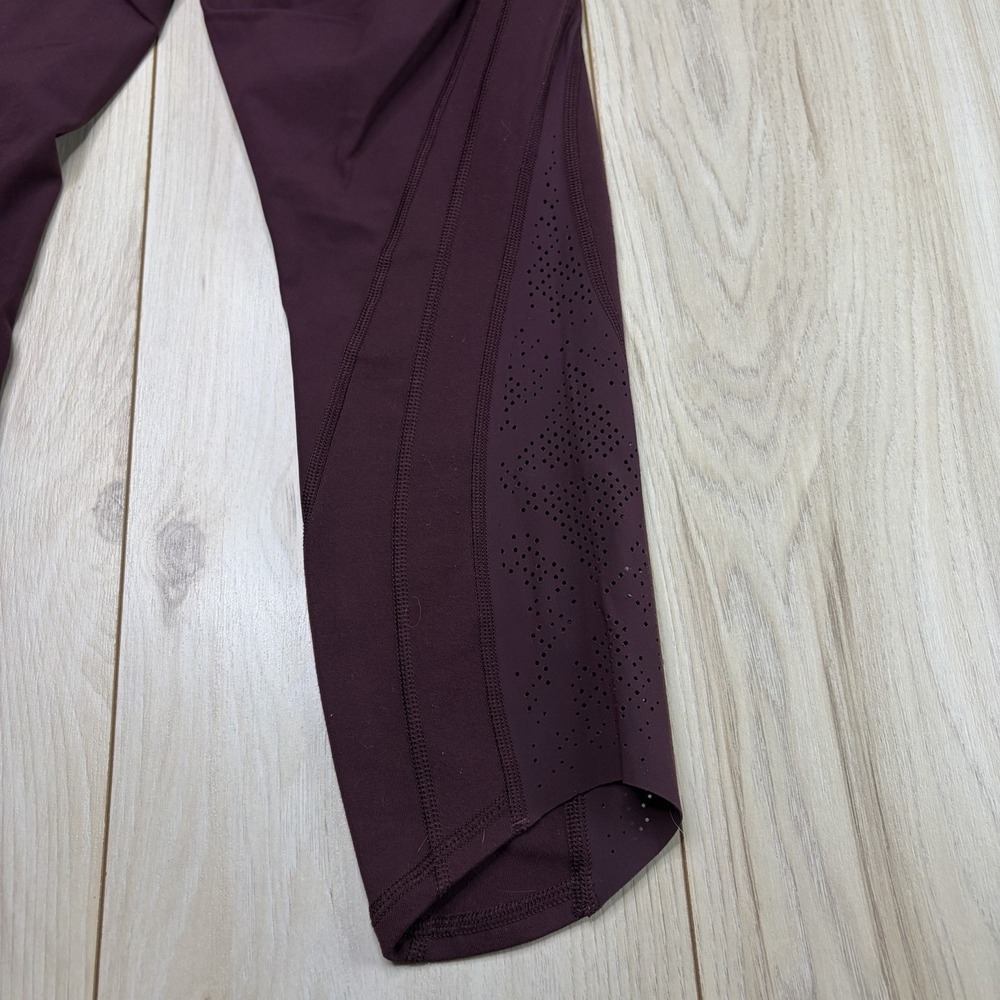 Lululemon Women's All the Right Places II Maroon Leggings Size 6 - Picture 8 of 9